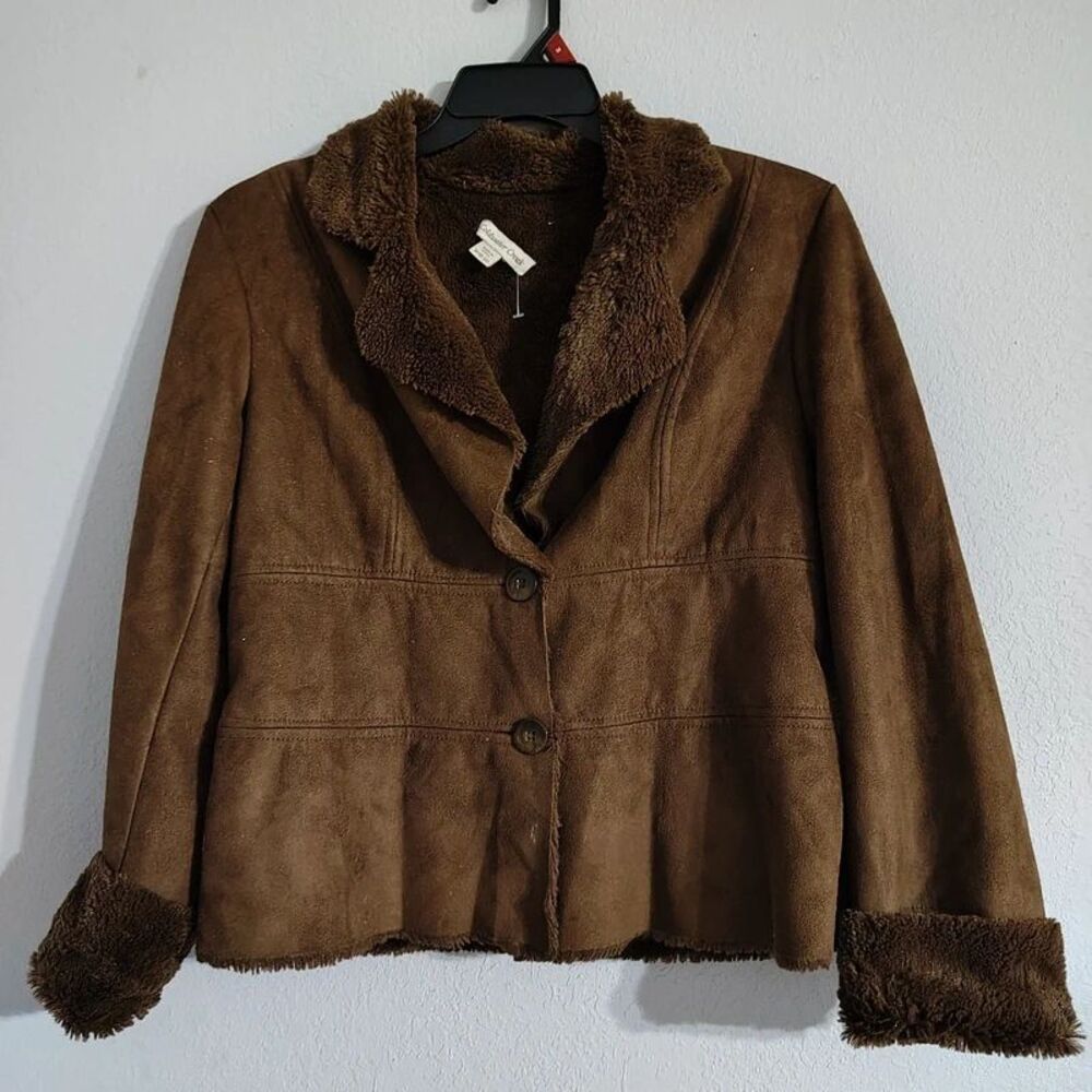 Faux fur women jacket